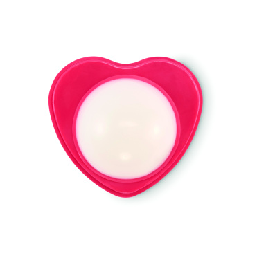 Лого трейд pекламные подарки фото: Heart shape vegan lip balm