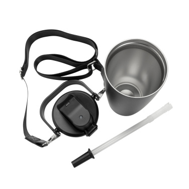 Логотрейд бизнес-подарки картинка: Сумка-кроссбоди Avira Ayala RCS re-steel duosip с замком