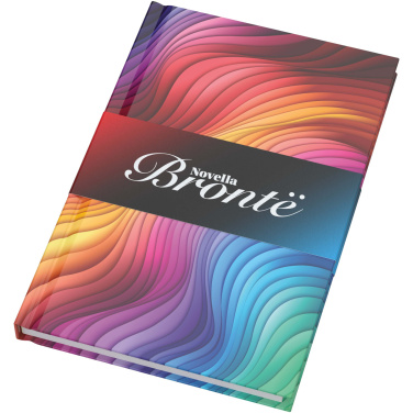 Логотрейд бизнес-подарки картинка: Novella Brontë блокнот формата А5 в глянцевой, твердой обложке