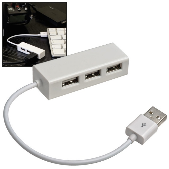 : USB hub 'Rotterdam'  color white