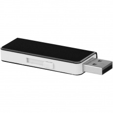 USB Glide 8GB, vit-svart
