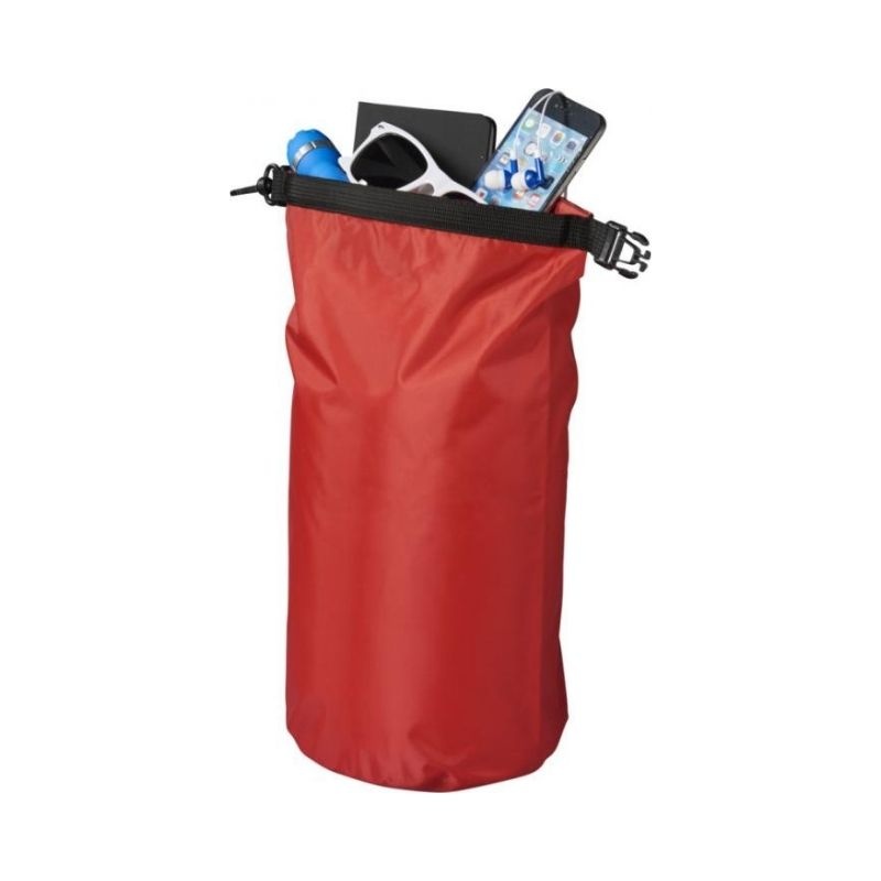 : Camper 10 L vattentät outdoorbag, röd
