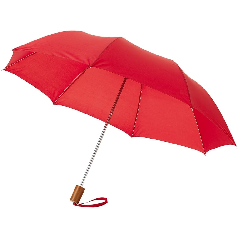 : 20" Oho 2-sektions paraply, röd