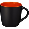 Riviera mugg, Solid svart/orange