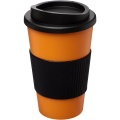 Americano® 350 ml termosmugg med grepp, Orange / Solid svart