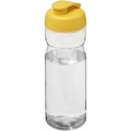 H2O Active® Base 650 ml sportflaska med uppfällbart lock, Transparent / gul