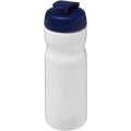 H2O Active® Base 650 ml sportflaska med uppfällbart lock, Vit/blå