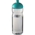 H2O Active® Base 650 ml sportflaska med kupollock, Transparent / Aquablå