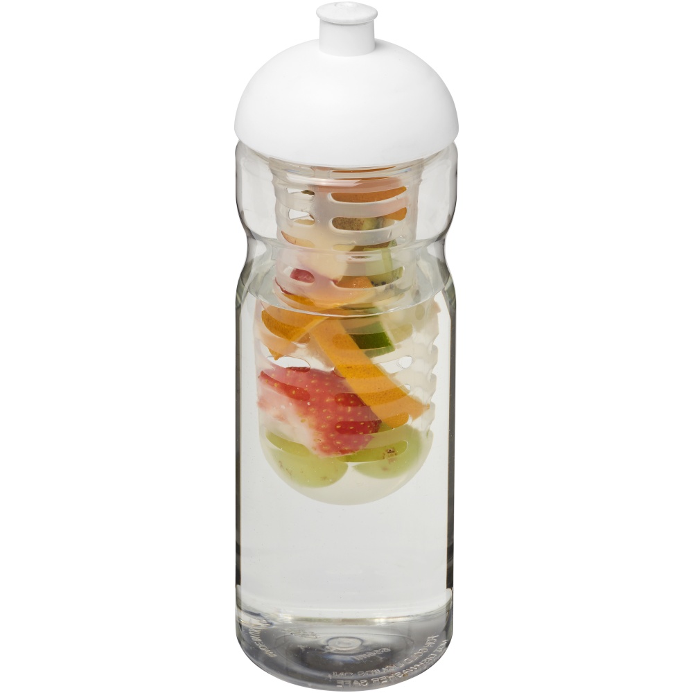 : H2O Active® Base 650 ml sportflaska med kupollock och fruktbehållare