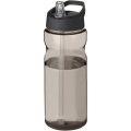 H2O Active® Base 650 ml sportflaska med piplock, Träkol / Solid svart