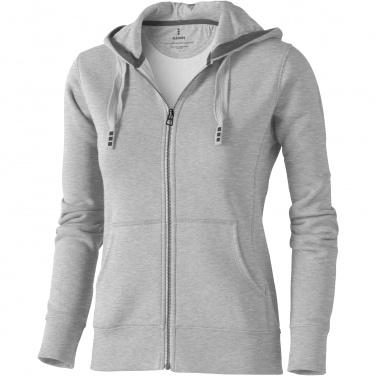 : Arora hoodie med hel dragkedja dam