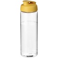 H2O Active® Vibe 850 ml sportflaska med uppfällbart lock, Transparent / gul