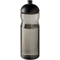 H2O Active® Eco Base 650 ml sportflaska med kupollock, Träkol / Solid svart