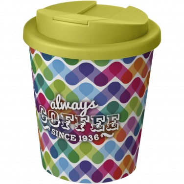 Logotrade profilreklam bild: Brite-Americano® Espresso 250 ml mugg med spillsäkert lock