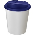 Americano® Espresso 250 ml mugg med spillsäkert lock, Vit/blå