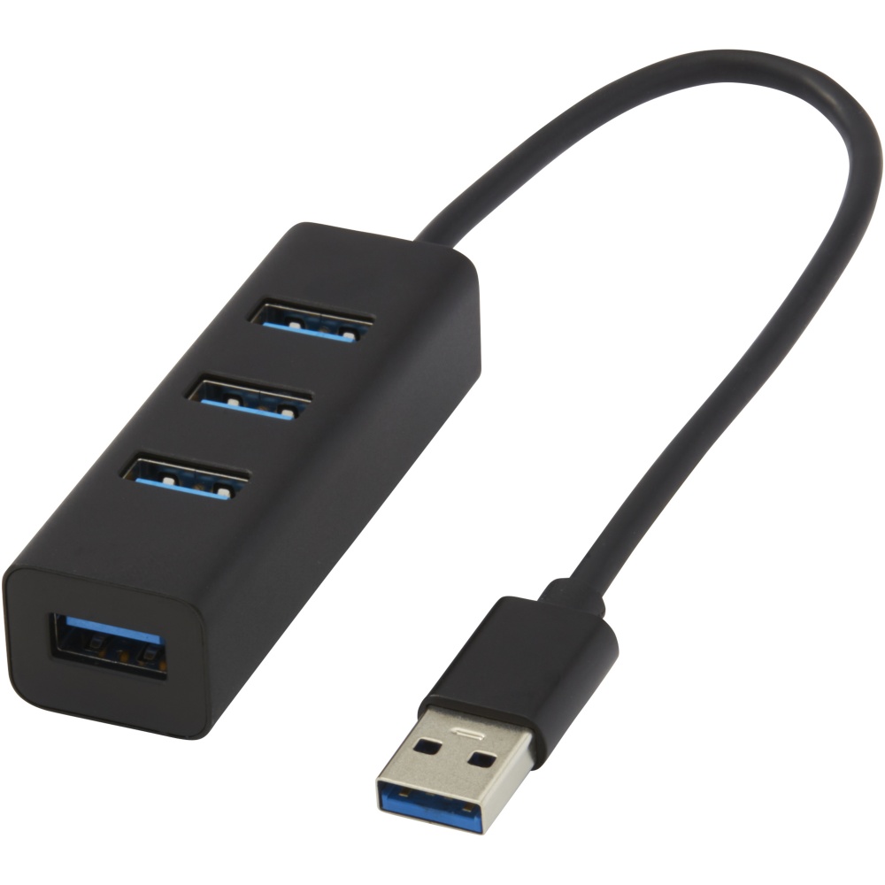 : ADAPT USB 3.0-hubb av aluminium 