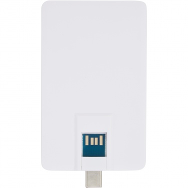 Logotrade kampanjprodukter bild: Duo slim 32 GB USB-enhet med Type-C och USB-A 3.0