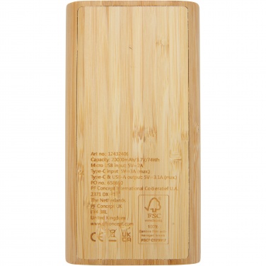 : Tulda 20,000 mAh powerbank i bambu