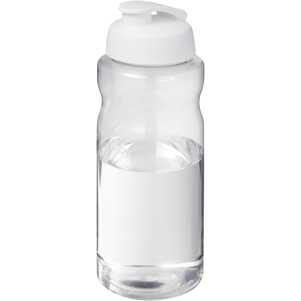 : H2O Active® Big Base 1-liters sportflaska med uppfällbart lock