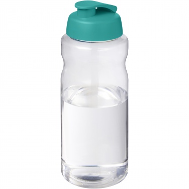 : H2O Active® Big Base 1-liters sportflaska med uppfällbart lock