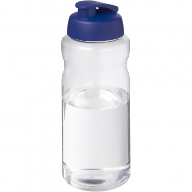 : H2O Active® Big Base 1-liters sportflaska med uppfällbart lock