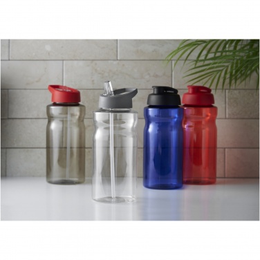 Logotrade profilprodukter bild: H2O Active® Eco Big Base 1-liters sportflaska med uppfällbart lock