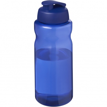 Logotrade reklamprodukter bild: H2O Active® Eco Big Base 1-liters sportflaska med uppfällbart lock