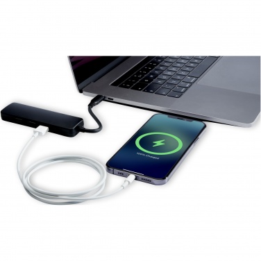 Logotrade presentreklam bild: Loop RCS multimedieadapter USB 2.0–3.0 av återvunnen plast med HDMI-port