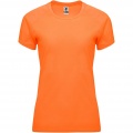 Bahrain kortärmad funktions T-shirt för dam, Fluor Orange