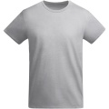 Breda kortärmad T-shirt för barn, Marl Grey