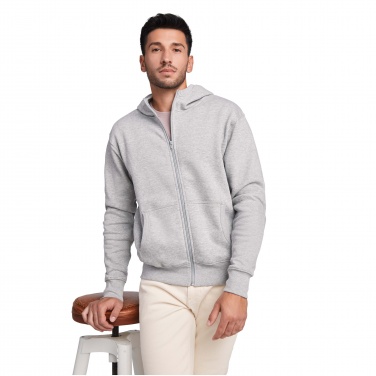 : Montblanc unisex hoodie med hellång dragkedja