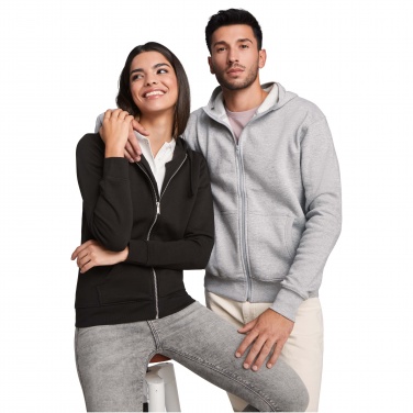 : Montblanc unisex hoodie med hellång dragkedja