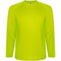 Montecarlo långärmad sport t-shirt för barn, Fluor Gul