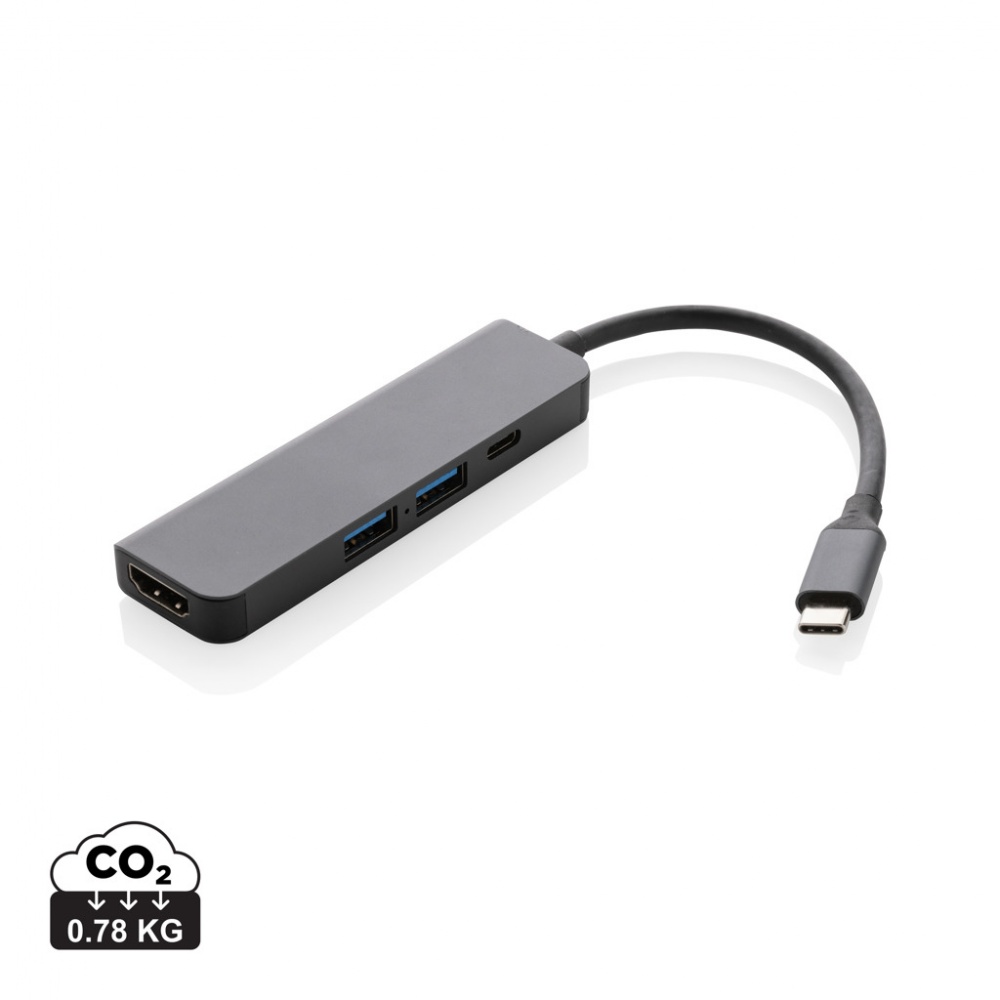 : Terra hub med HDMI input i RCS återvunnen aluminium