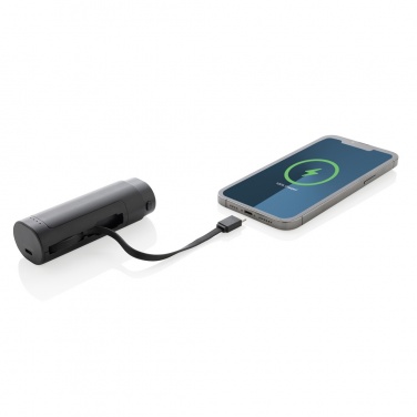 Logotrade profilreklam bild: CycleCell 5.000 mAh powerbank med avtagbart batteri