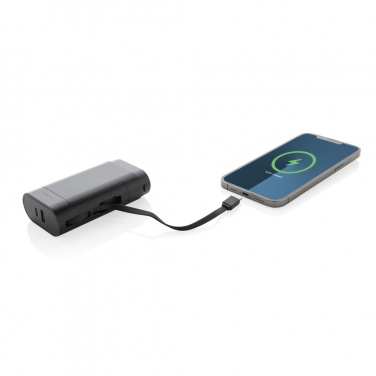 Logotrade kampanjprodukter bild: CycleCell 10.000 mAh powerbank med avtagbart batteri