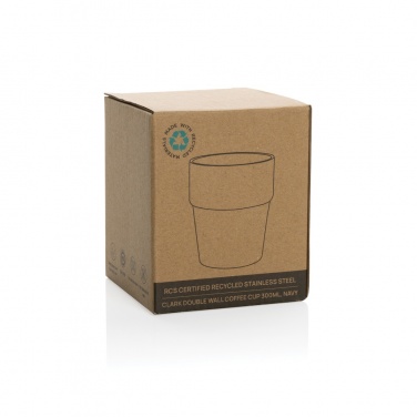 Logotrade profilprodukter bild: Clark dubbelväggig kaffemugg 300ml RCS