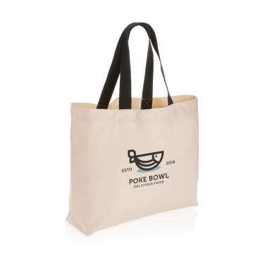 Logotrade reklamprodukter bild: Impact Aware™ stor tote-väska 240 gsm ofärgad rcanvas