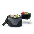 BBQ set med grill, Svart