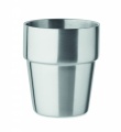 Mugg dubbelvägg 250ml, Matt Silver