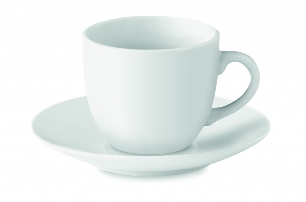 Logotrade reklamprodukter bild: Espresso set i porslin