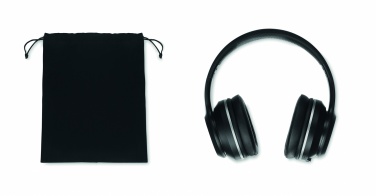 Logotrade presentreklam bild: ANC headphone and pouch