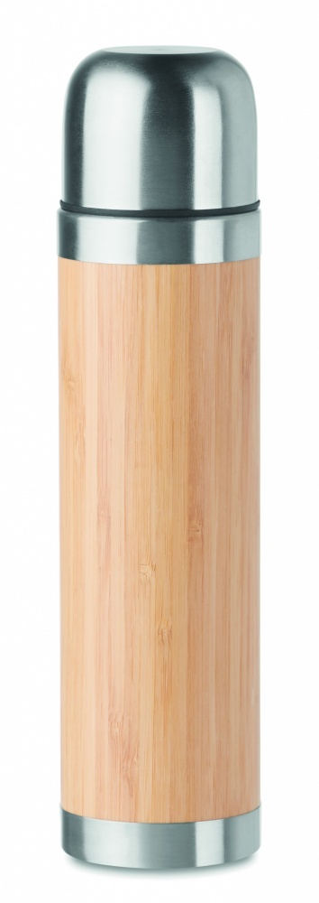 Logotrade presentreklam bild: Thermos med bambu 400ml CHAN BAMBOO