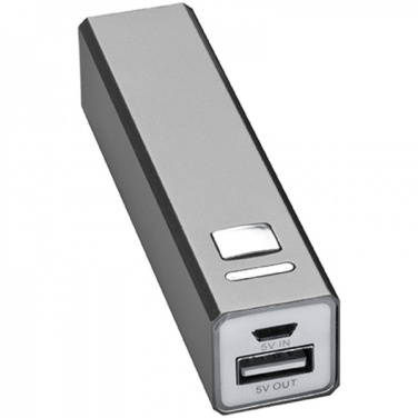 Logotrade kampanjprodukter bild: Powerbank i metall PORT HOPE 2200mAh