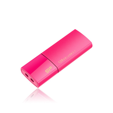 Logotrade profilreklam bild: Pendrive Silicon Power 3.0 Blaze B05, rosa