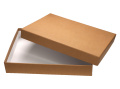 Box laminerad med dekorativt papper (31,5x17x5cm) 45303700, beige