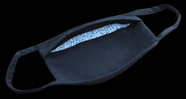 Logotrade presentreklam bild: MARS PRO bomullsmask (storlek M) med ficka och HEPA-filter 1380165