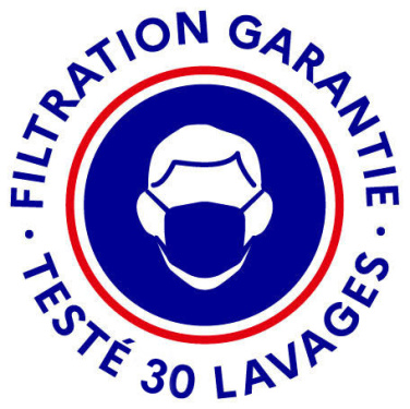 Logotrade kampanjprodukter bild: MARS PRO bomullsmask (storlek M) med ficka och HEPA-filter 1380165