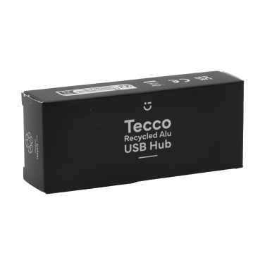 Logotrade presentreklam bild: Tecco GRS Recycled Alu USB Hub