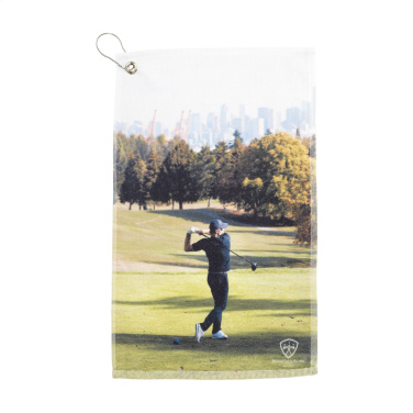 Logotrade profilreklam bild: Golfhandduk 400 g/m² 30x50